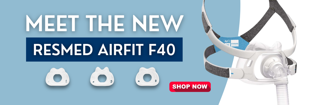 Meet the New ResMed AirFit F40 CPAP Mask - Shop Now at Heartstrong Sleep
