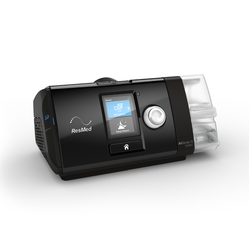 ResMed AirSense 10 AutoSet Card-to-Cloud CPAP Machine - Angle View