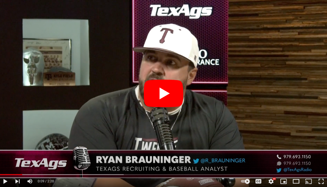 Ryan Brauninger with TexAgs | 