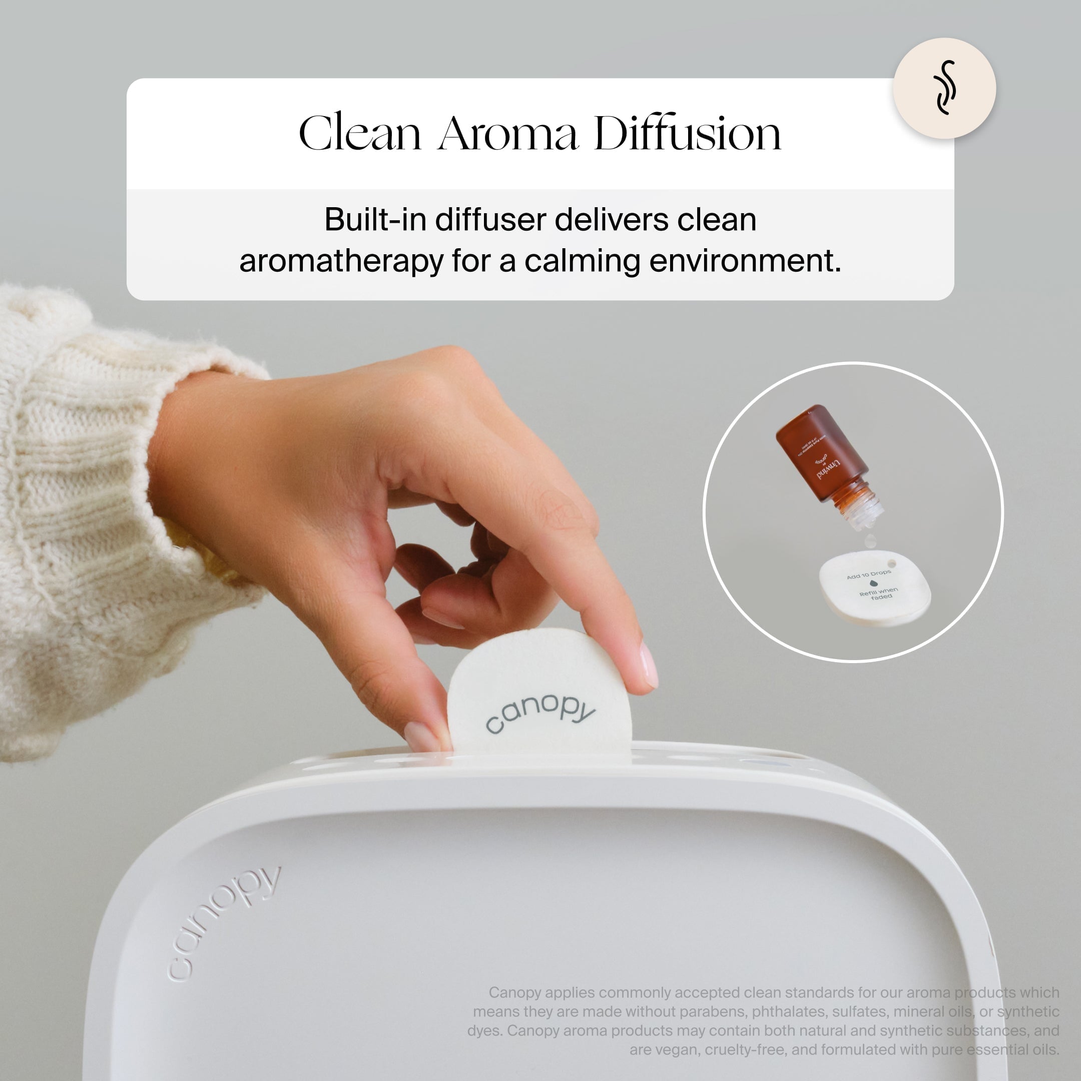 Canopy : Bedside Air Purifier - Heartstrong Sleep