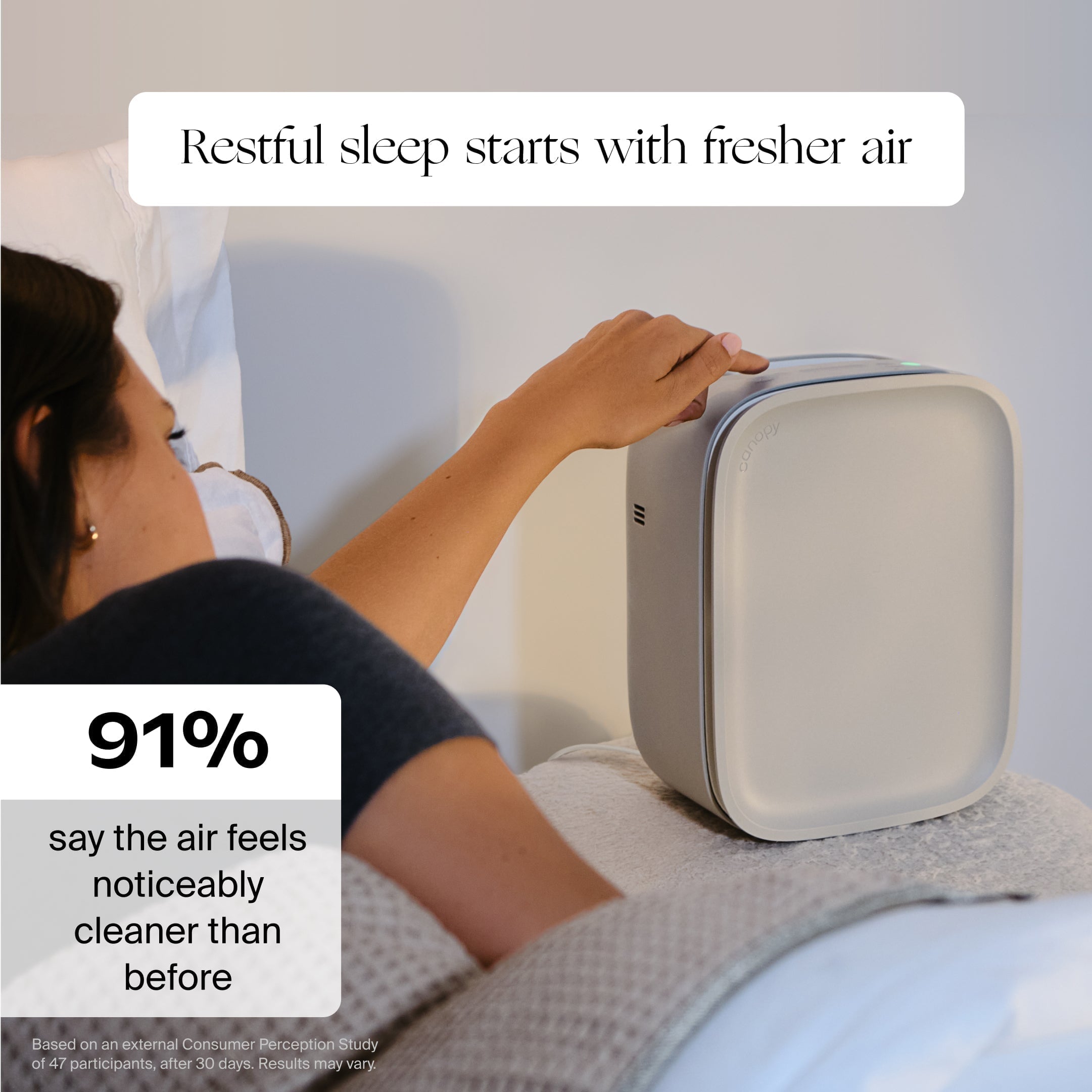 Canopy : Bedside Air Purifier - Heartstrong Sleep