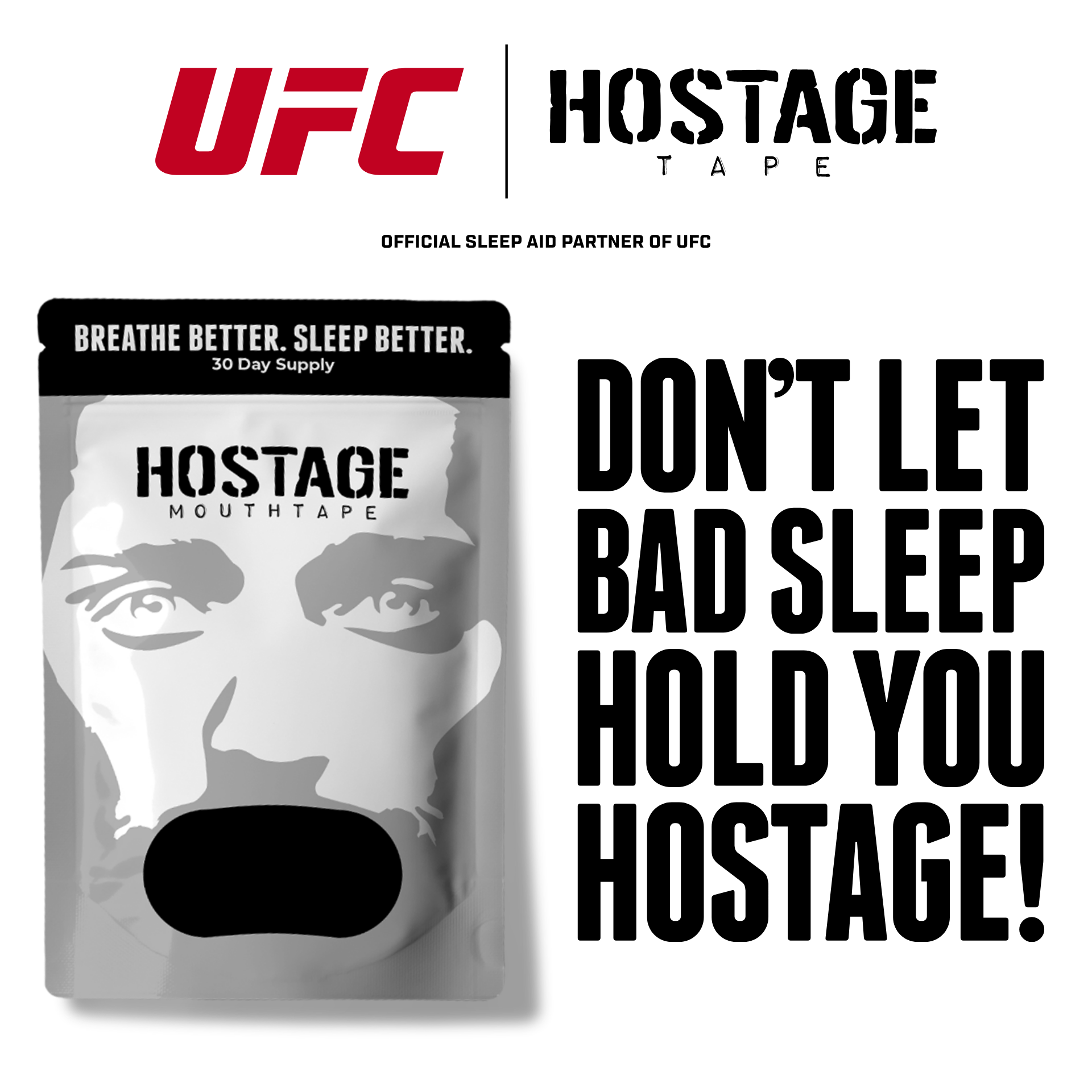 Hostage Mouth Tape - Heartstrong Sleep