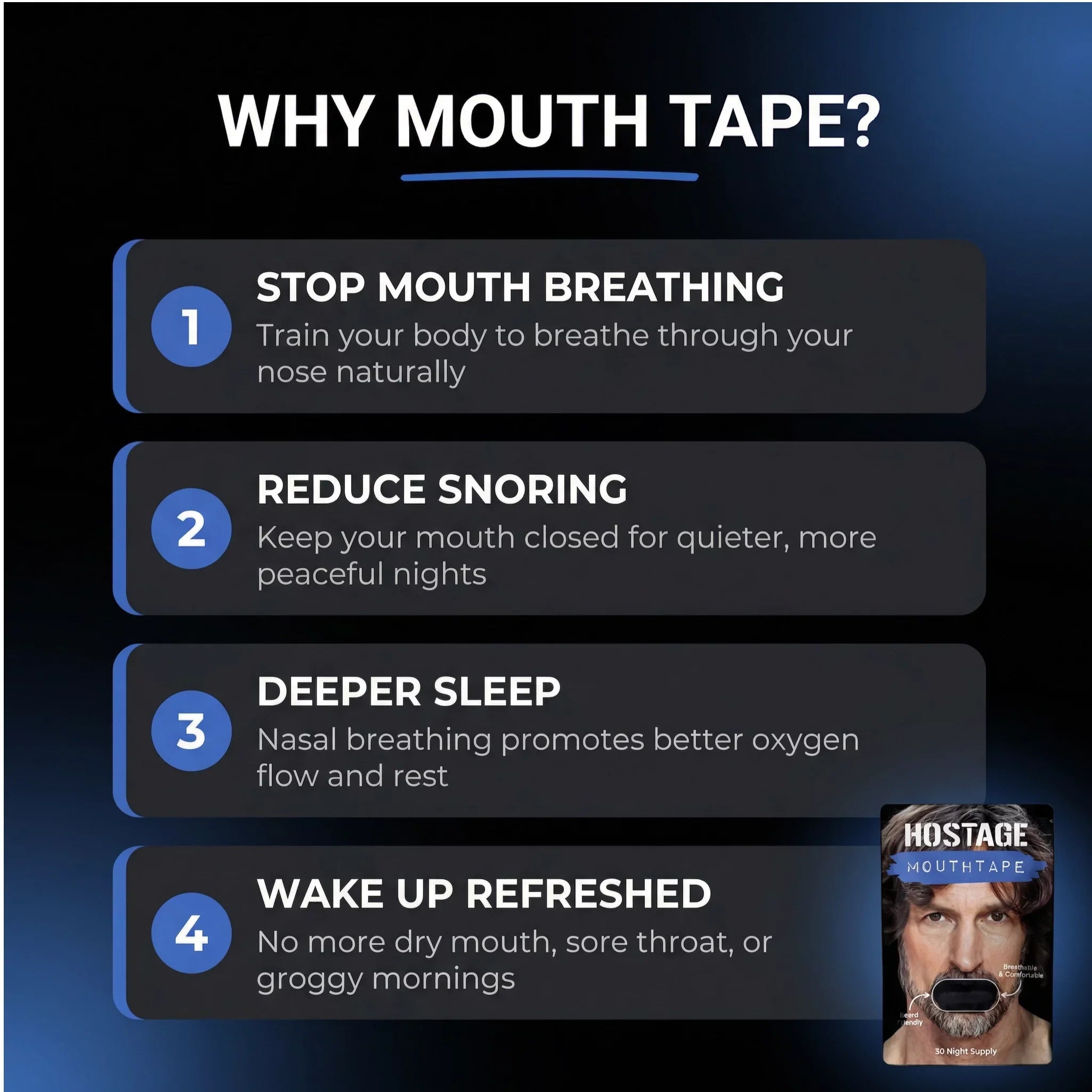 Hostage Mouth Tape