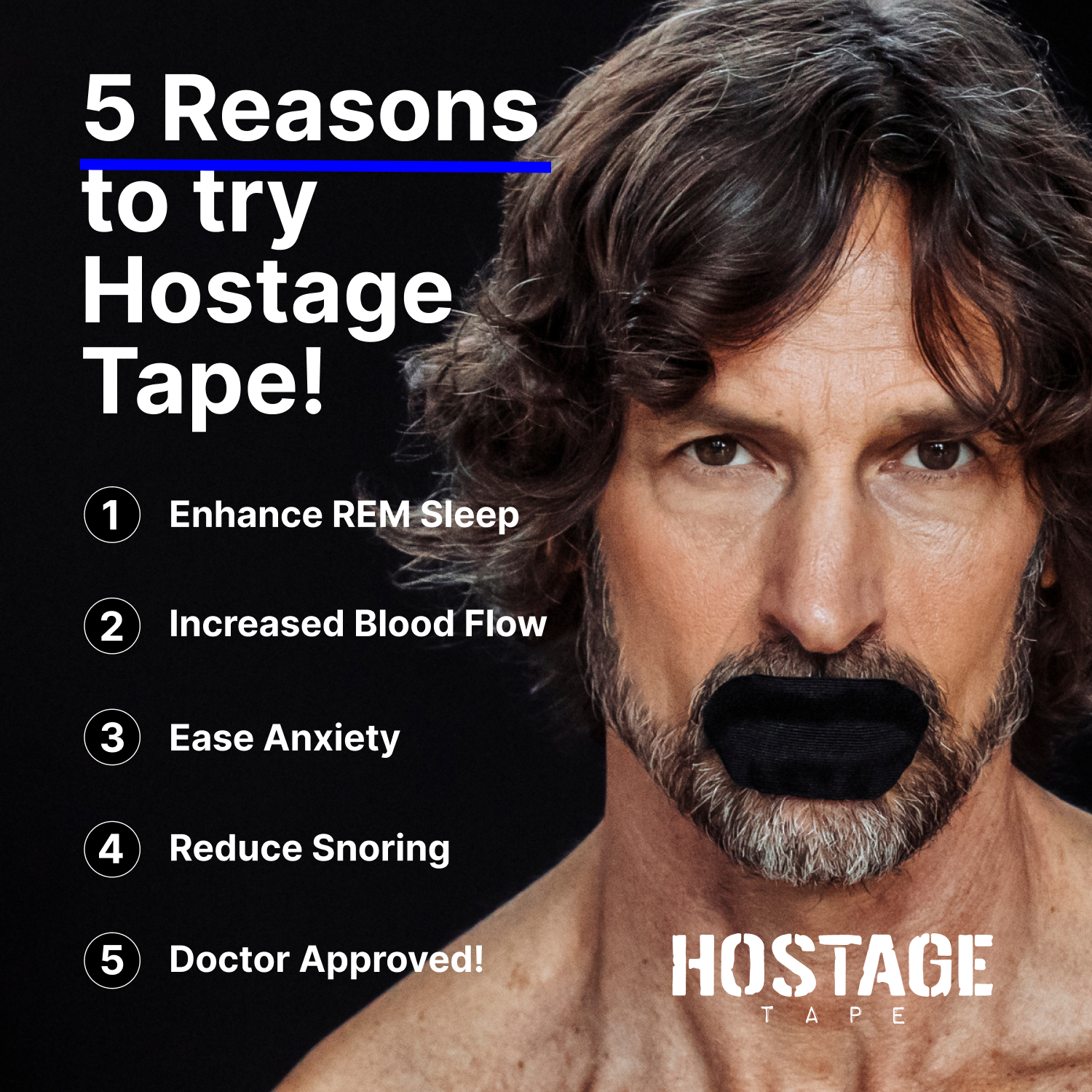 Hostage Mouth Tape