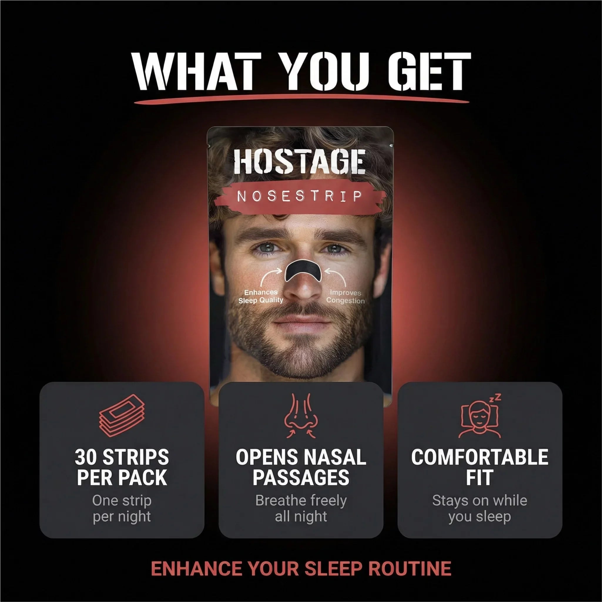 Hostage Nose Strips - Heartstrong Sleep