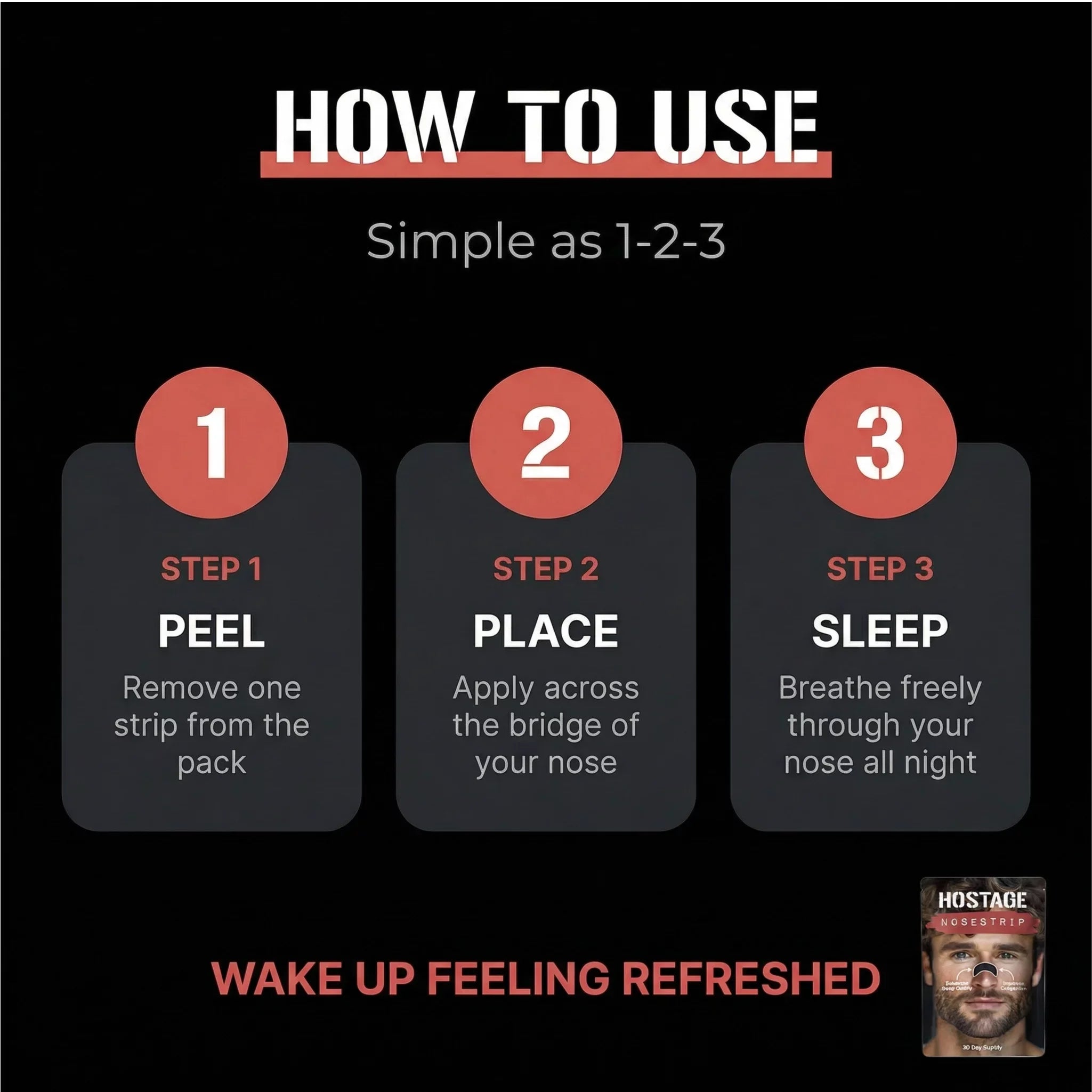 Hostage Nose Strips - Heartstrong Sleep