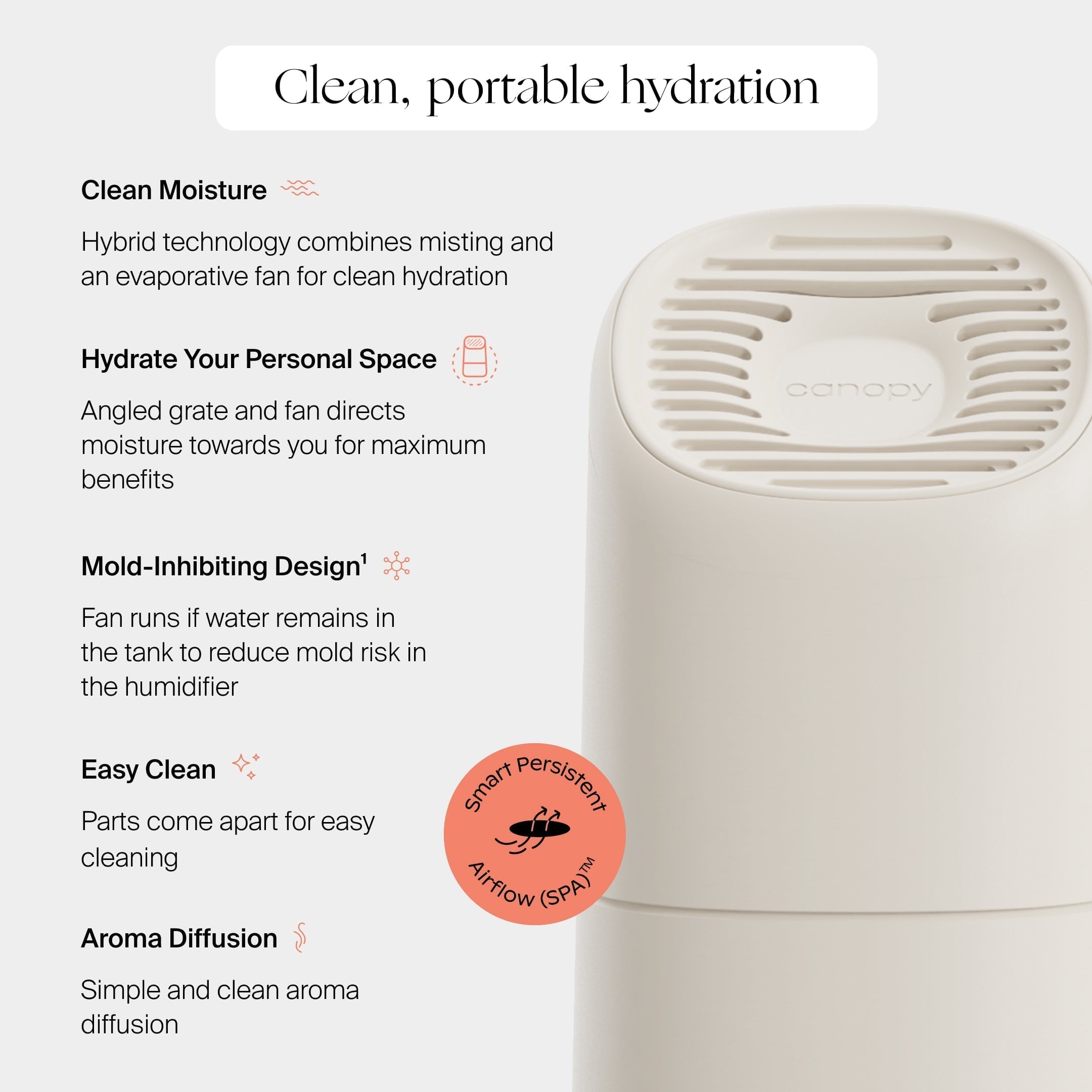 Canopy : Portable Humidifier