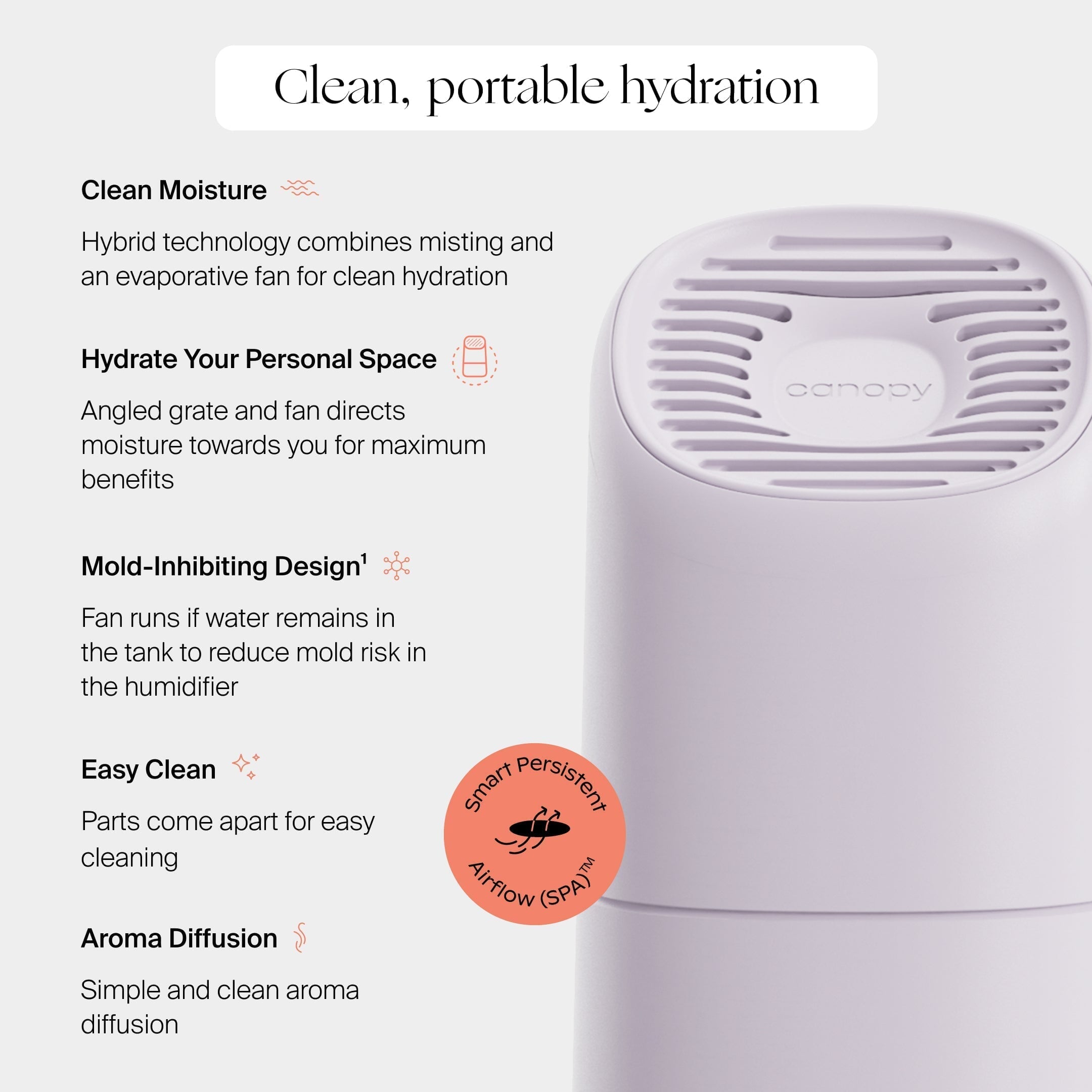Canopy : Portable Humidifier - Heartstrong Sleep