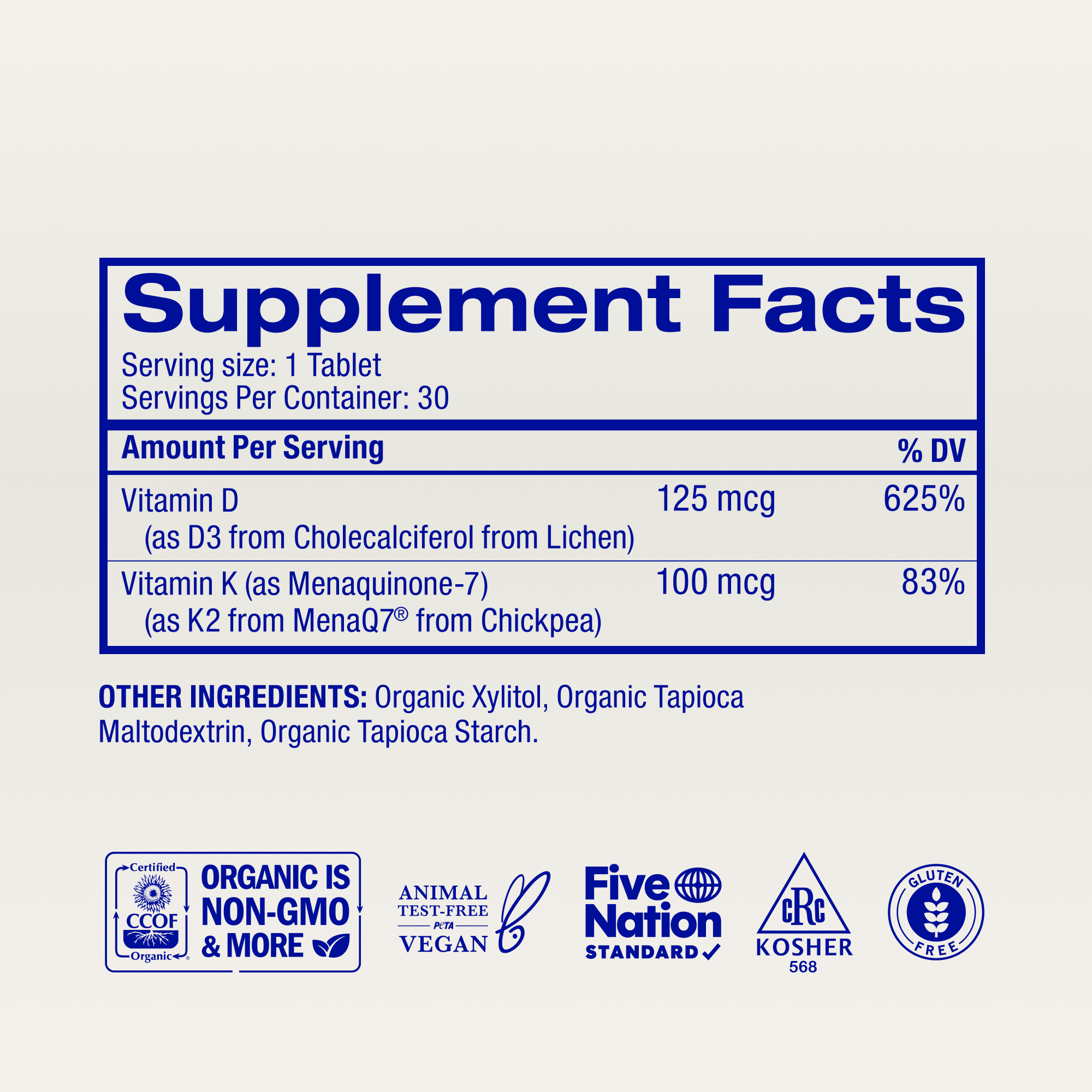 Sol Food : High Potency Vitamin D3 & K2 - Heartstrong Sleep