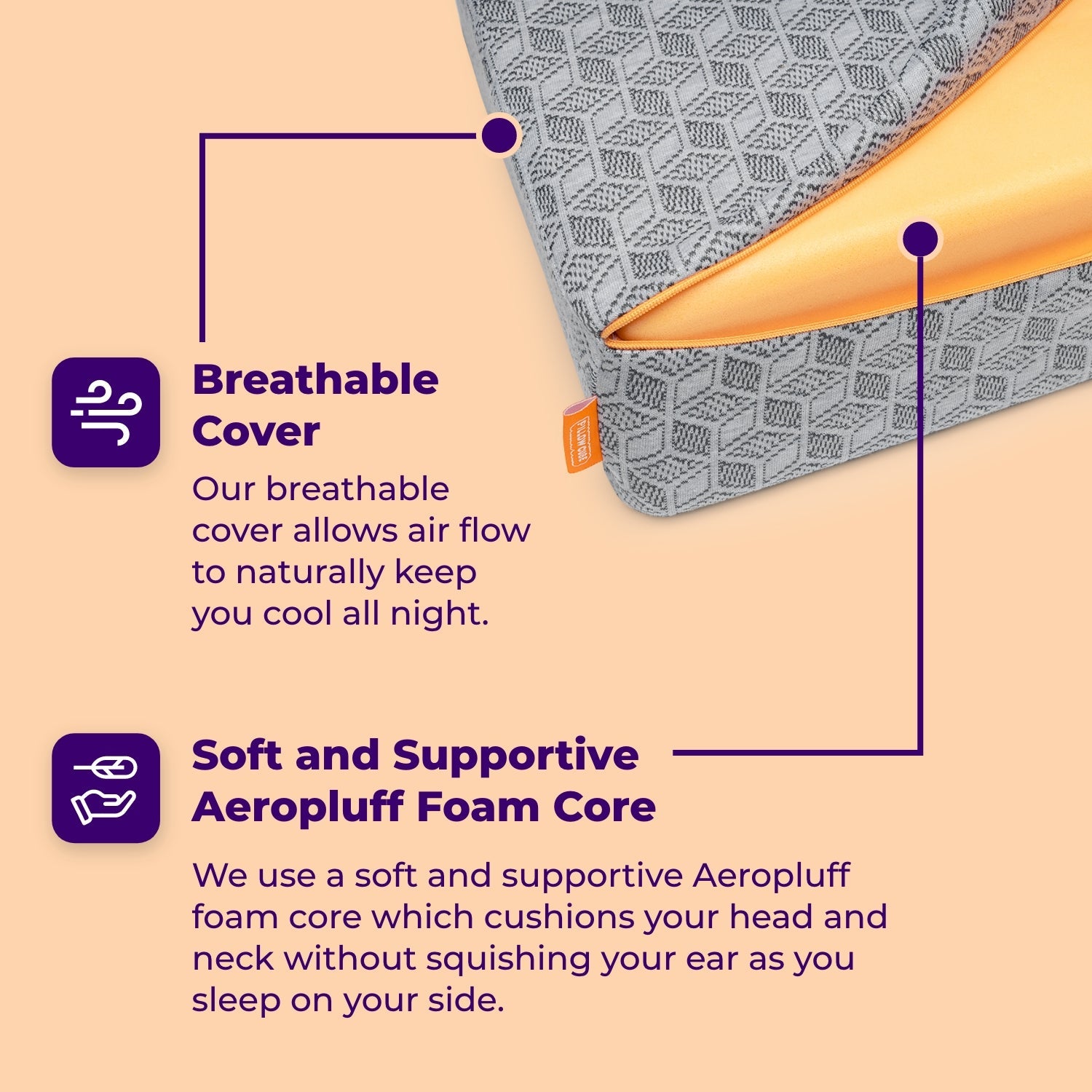 Pillow Cube : Travel Cube - Heartstrong Sleep