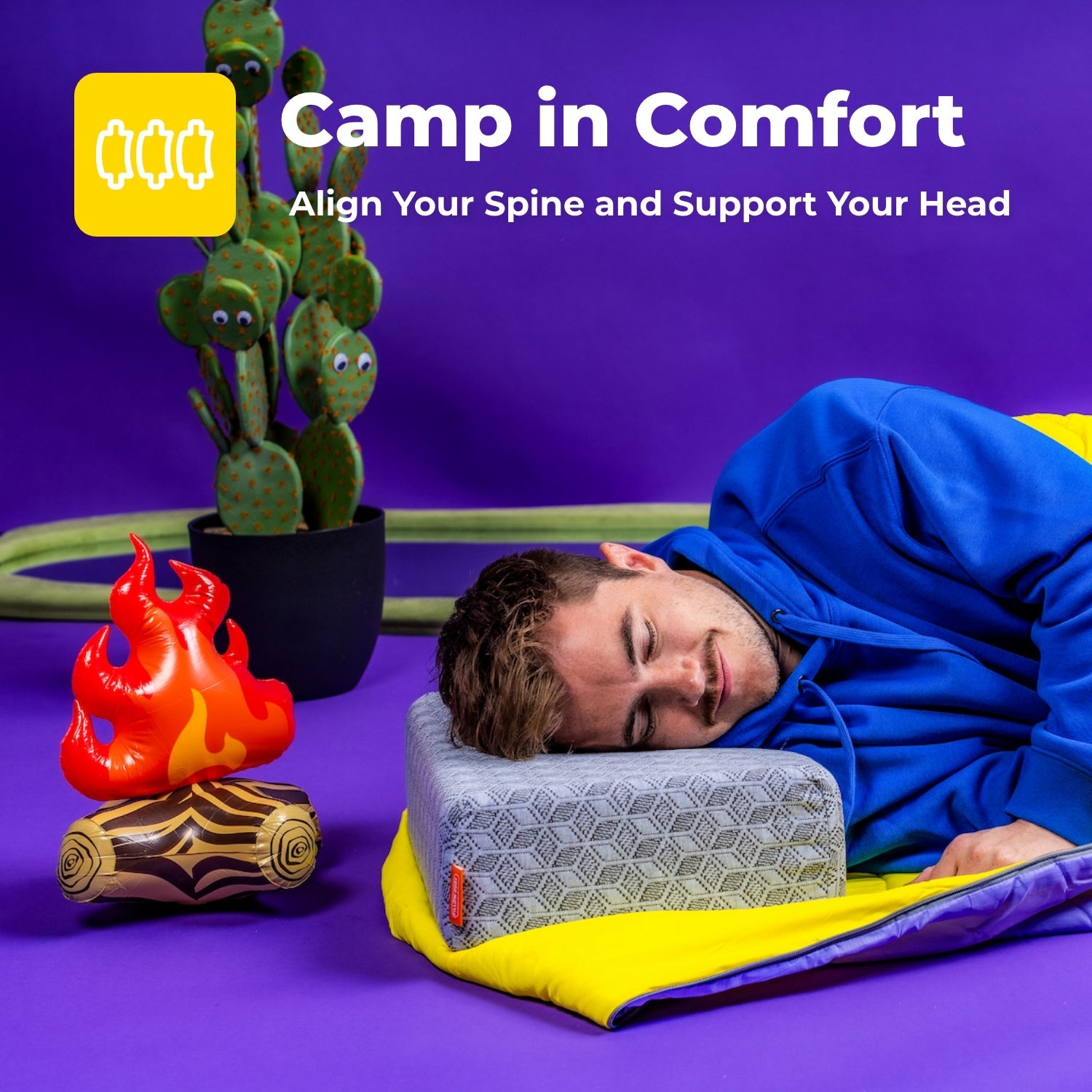Pillow Cube : Travel Cube - Heartstrong Sleep