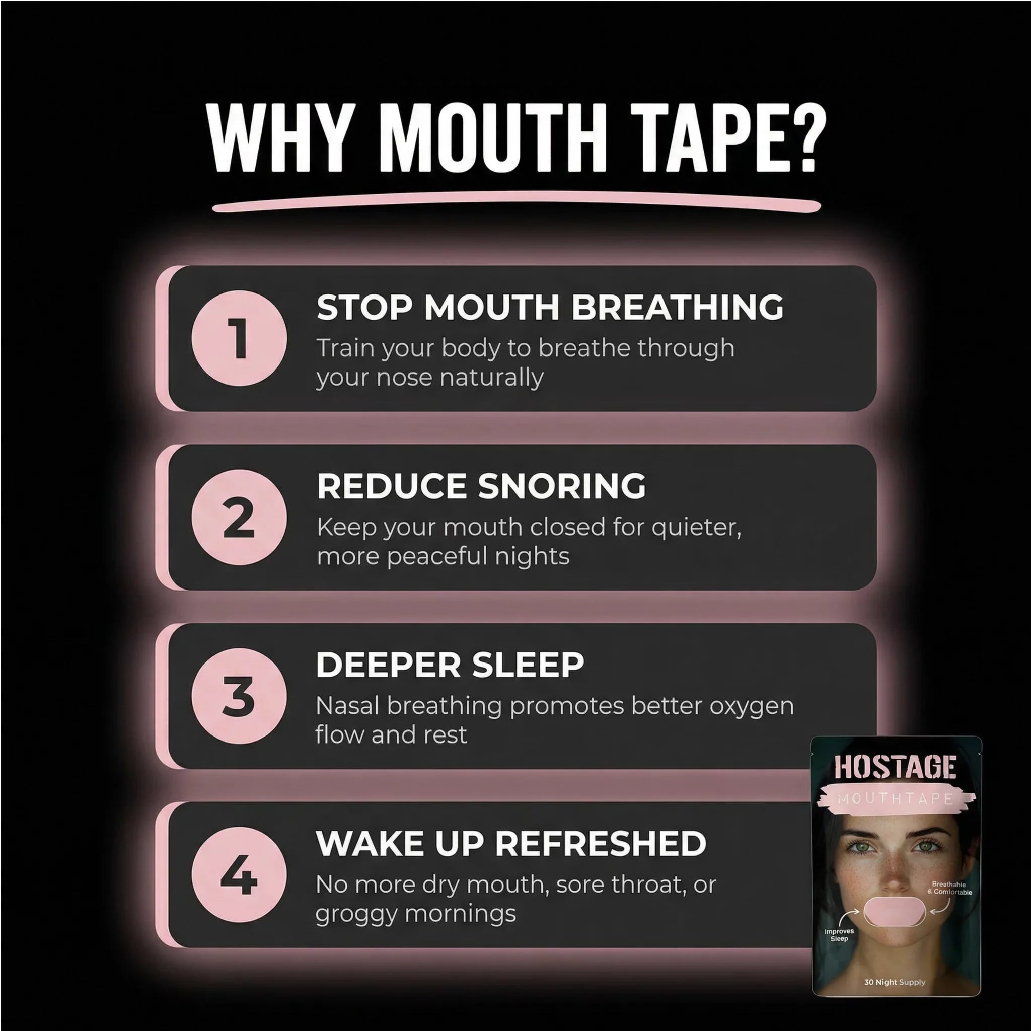 Hostage Mouth Tape