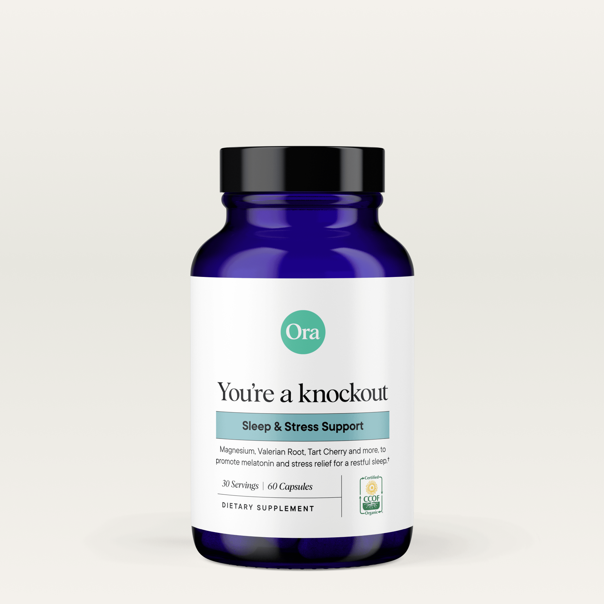Ora Organic: You're a Knockout Sleep & Stress Support Capsules