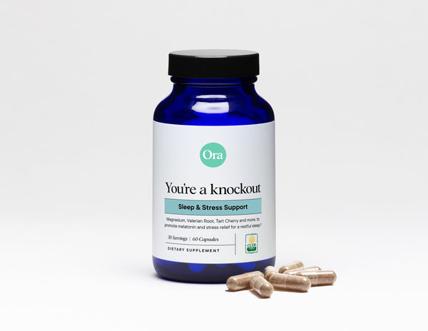 Ora Organic: You're a Knockout Sleep & Stress Support Capsules - Heartstrong Sleep