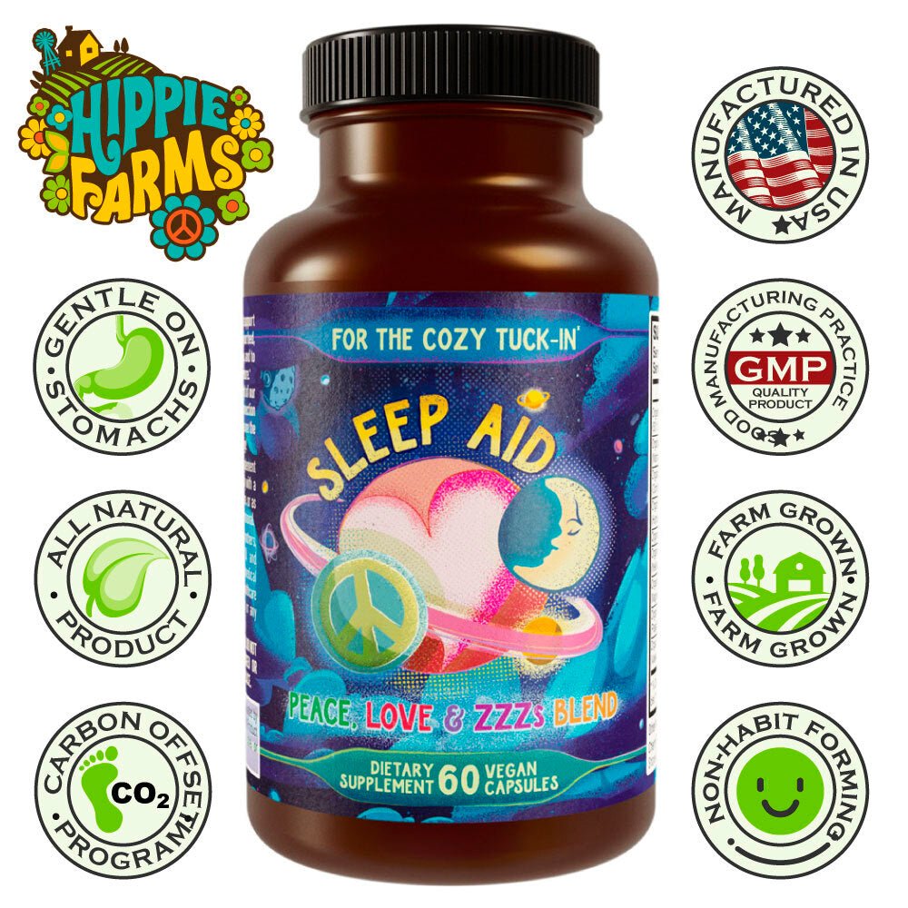 Sleep Aid - Peace, Love, and ZZZ's | Cozy Tuck-In Formula - Heartstrong Sleep