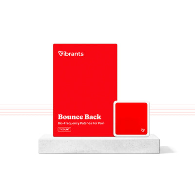 Assorted bio-frequency wellness patches from Vibrants sample variety pack