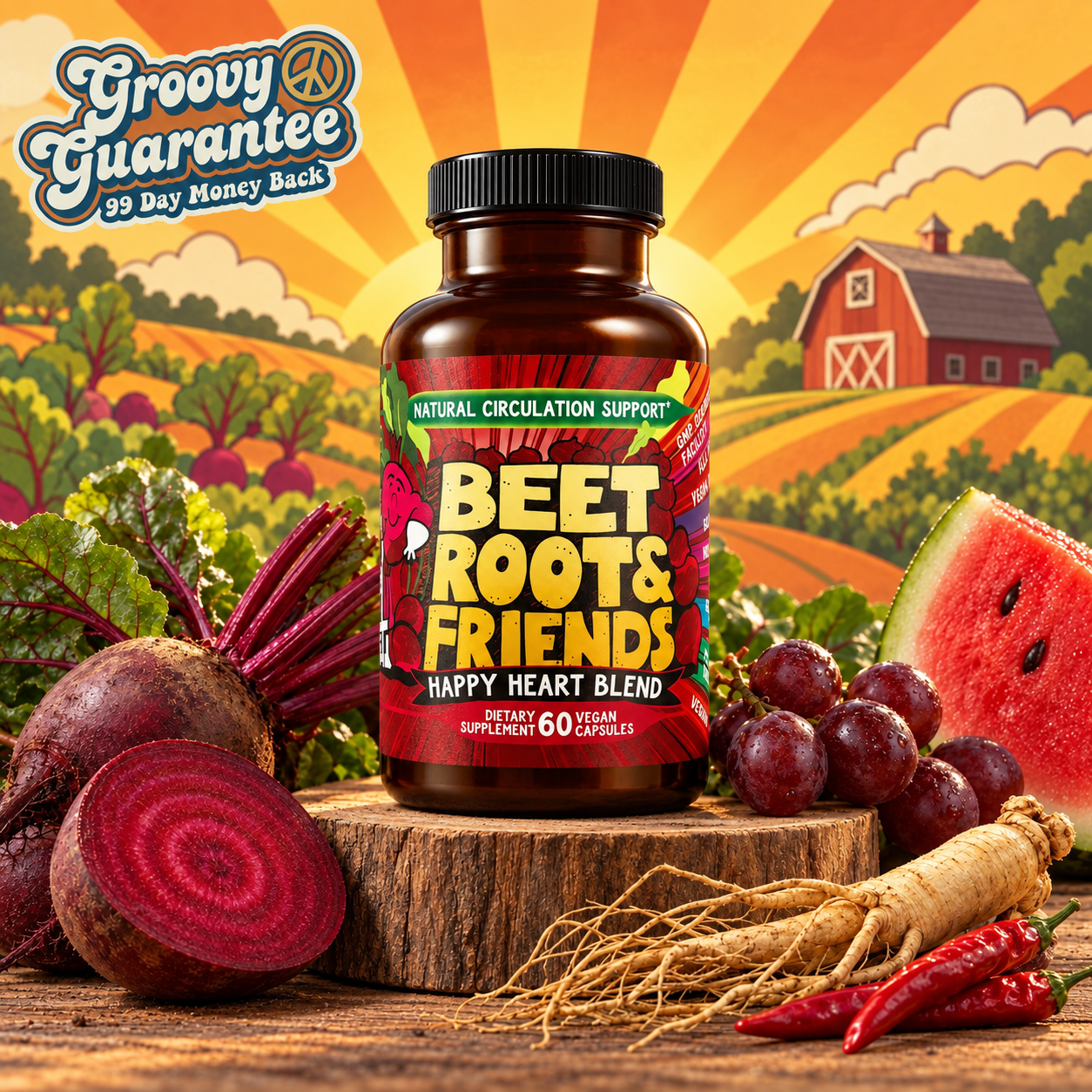 Beet Root & Friends - Happy Heart Blend - Heartstrong Sleep