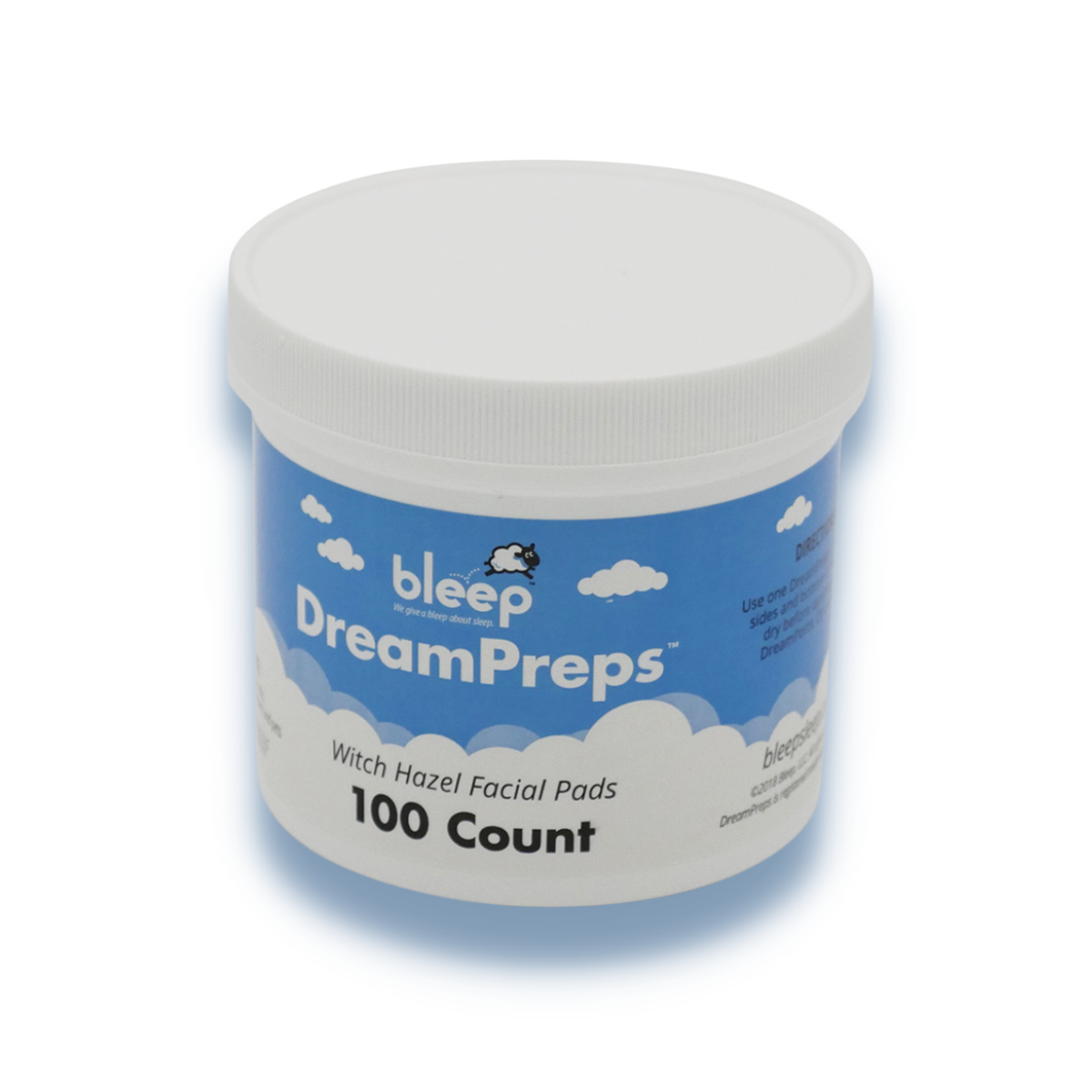 Bleep DreamPreps witch hazel facial prep pads