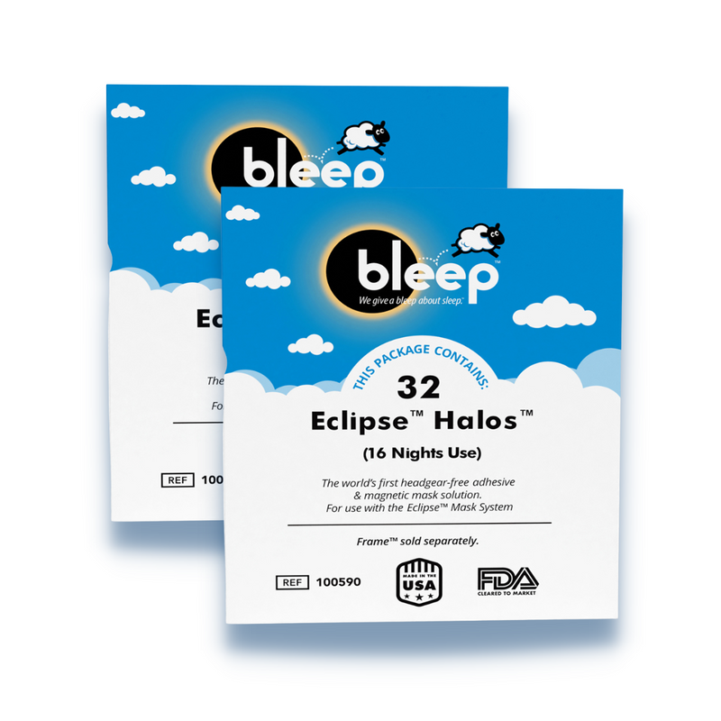 Bleep Eclipse CPAP Mask - Starter Kit - Bleep Halos - from Heartstrong Sleep