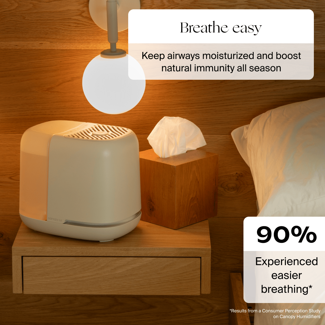 Canopy Bedside Humidifier 2.0 - Easier Breathing from Heartstrong Sleep