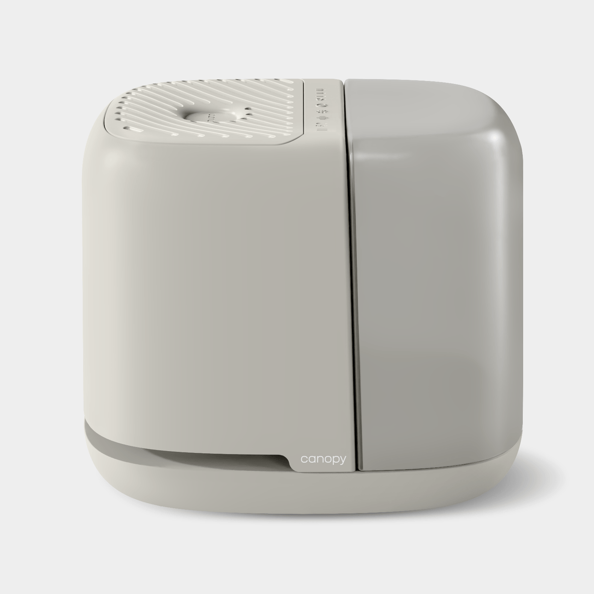 Canopy Bedside Humidifier 2.0 in contemporary moonstruck gray finish