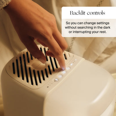 Canopy Bedside Humidifier 2.0 graphic about nasal passages