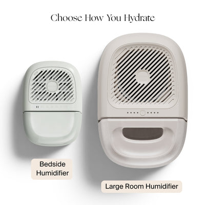 Canopy Bedside Humidifier 2.0 size comparison chart
