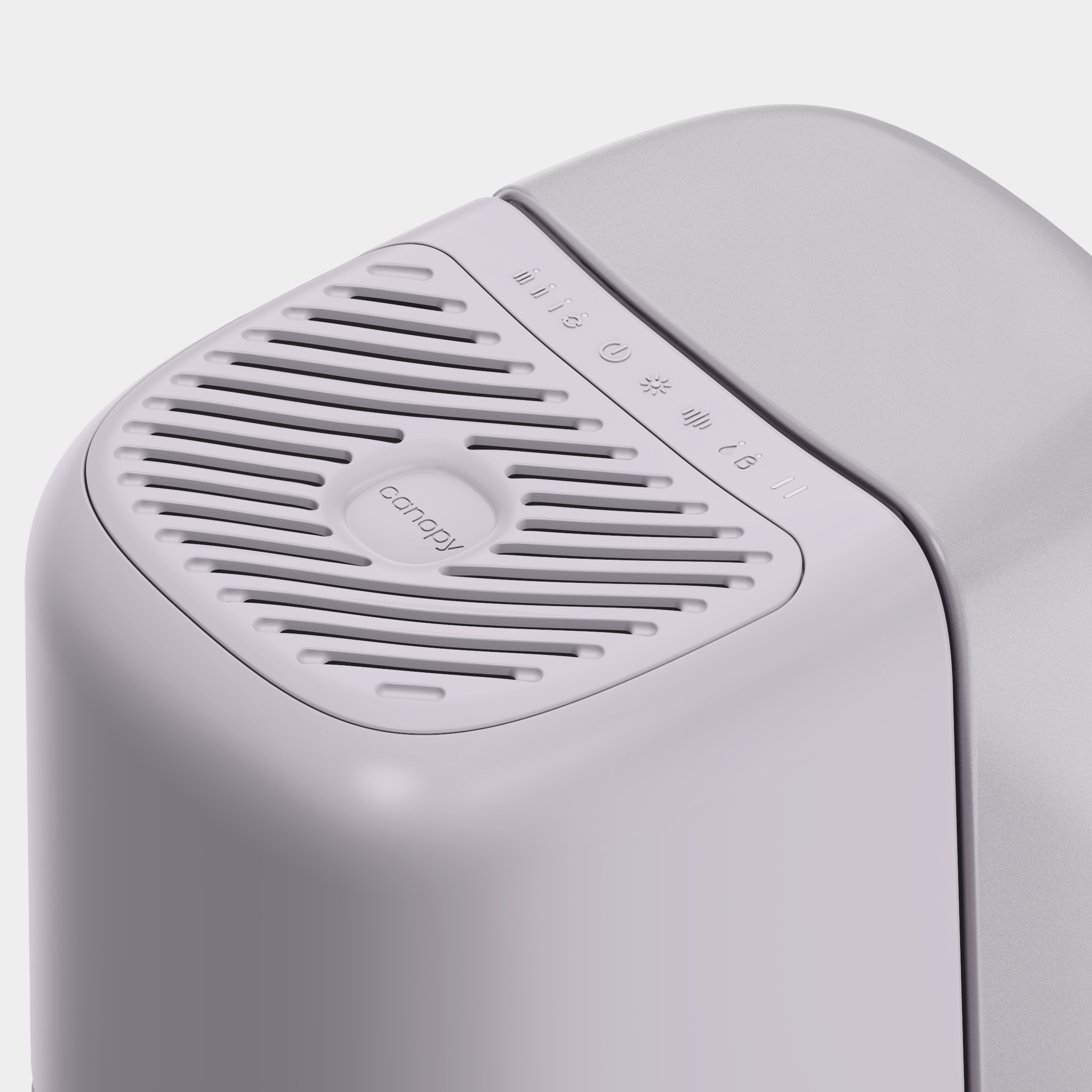 Canopy Bedside Humidifier 2.0 - Lavender Top View from Heartstrong Sleep