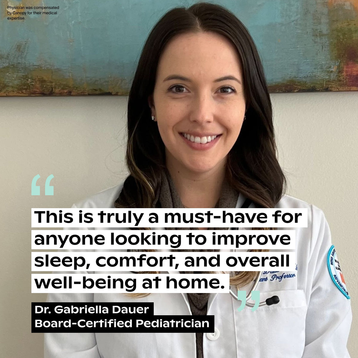 Canopy Large Room Humidifier expert quote graphic