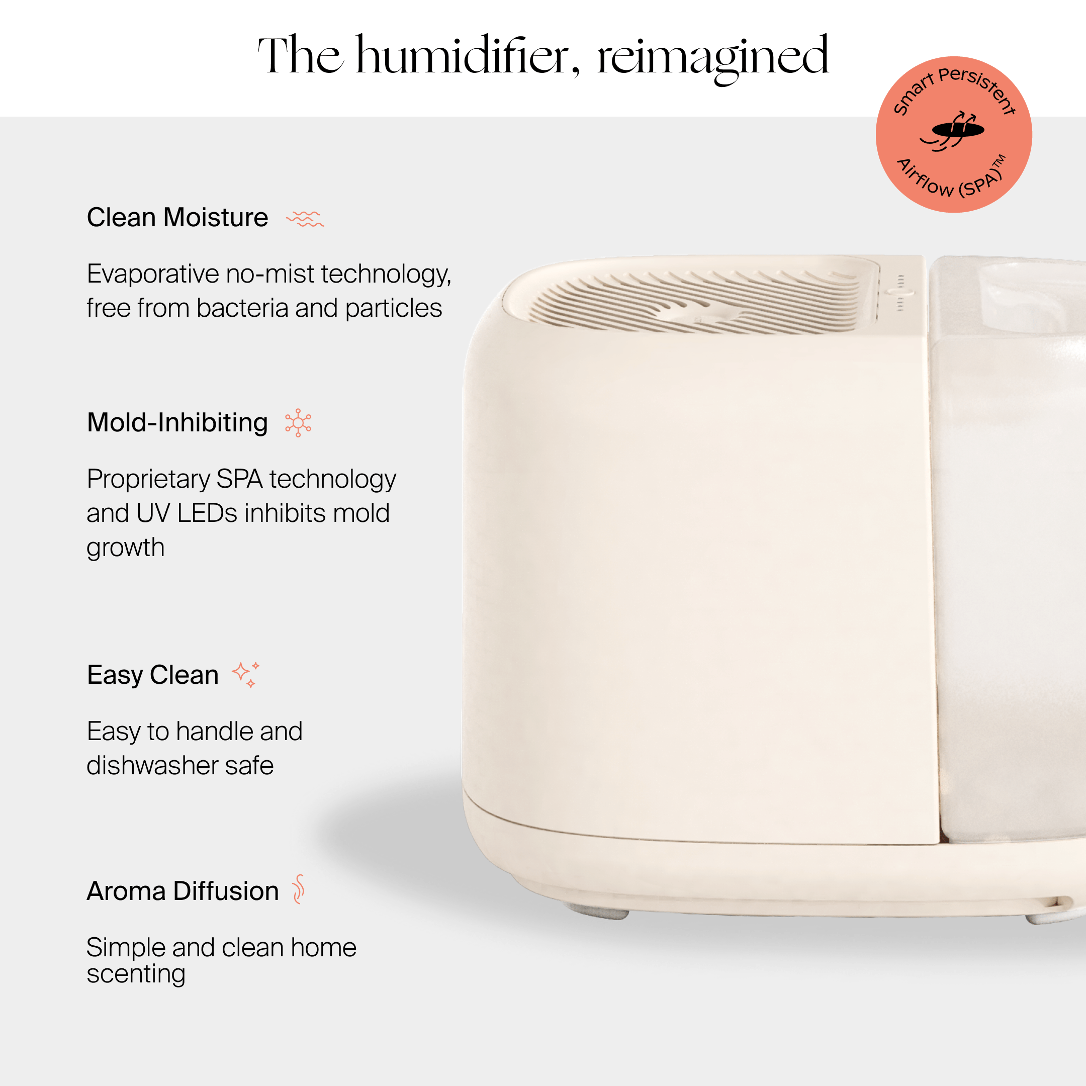 Canopy Large Room Humidifier - Features