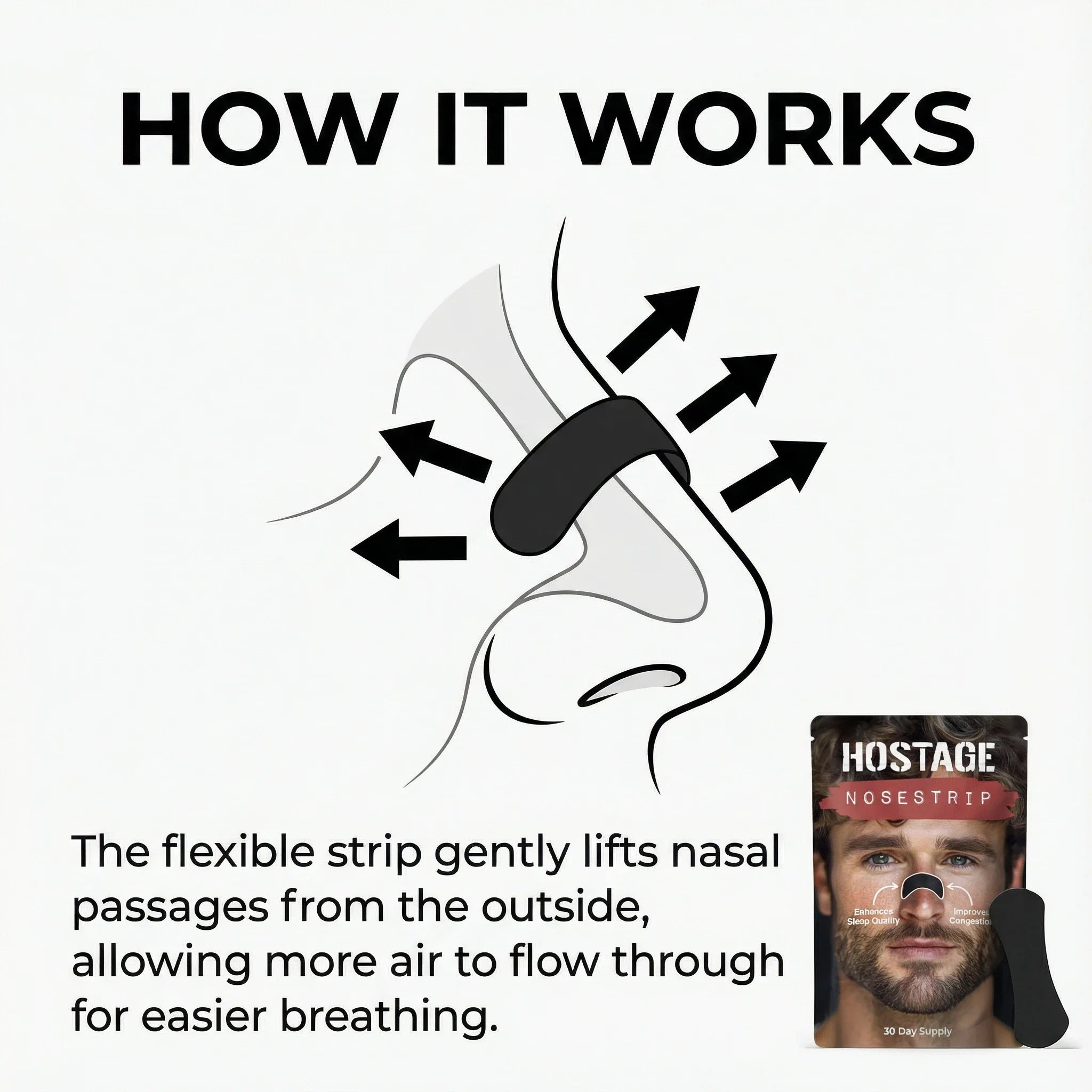 Hostage Nose Strips - Heartstrong Sleep