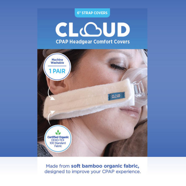 CLOUD Comfort Bamboo Organic CPAP Headgear Strap Covers