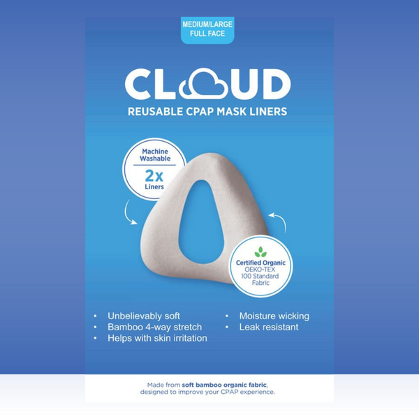 CLOUD Comfort Bamboo Organic CPAP Full-Face CPAP Mask Liner