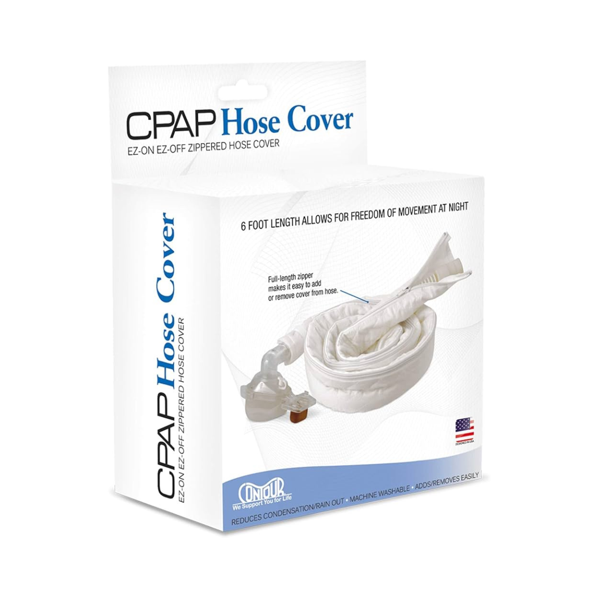 Contour CPAP Hose Cover : 72 Inch