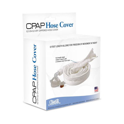 Retail box packaging for Contour 72-inch insulating CPAP hose tubing cover
