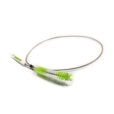 Flexible stainless steel wire CPAP hose cleaning brush from starter kit