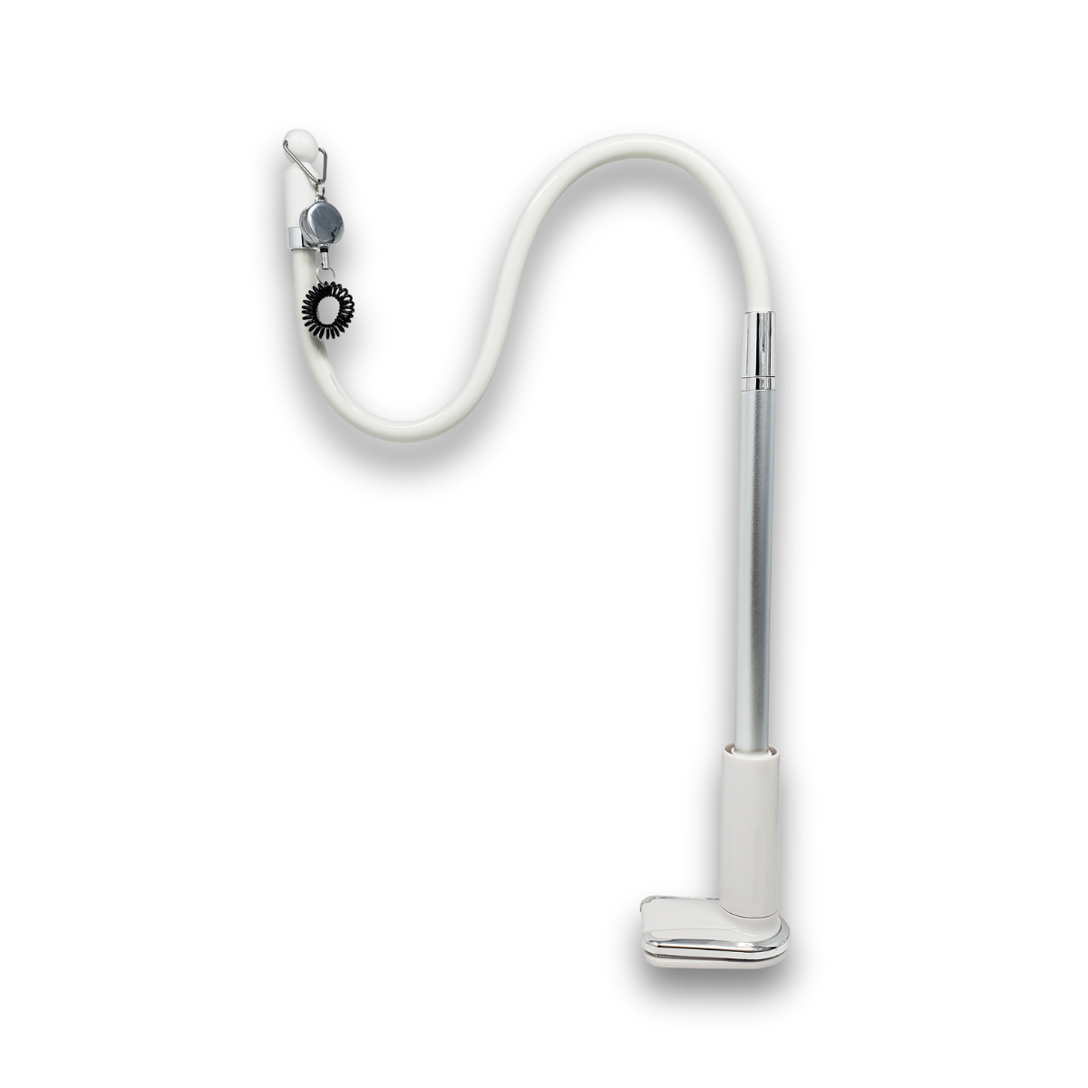 Adjustable CPAP hose holder stand from Heartstrong Sleep starter kit to prevent tube drag