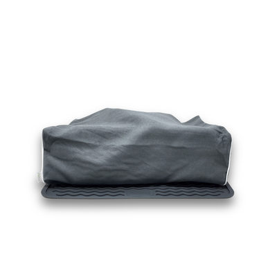 Protective nightstand silicone mat cover for CPAP machine included in starter kit