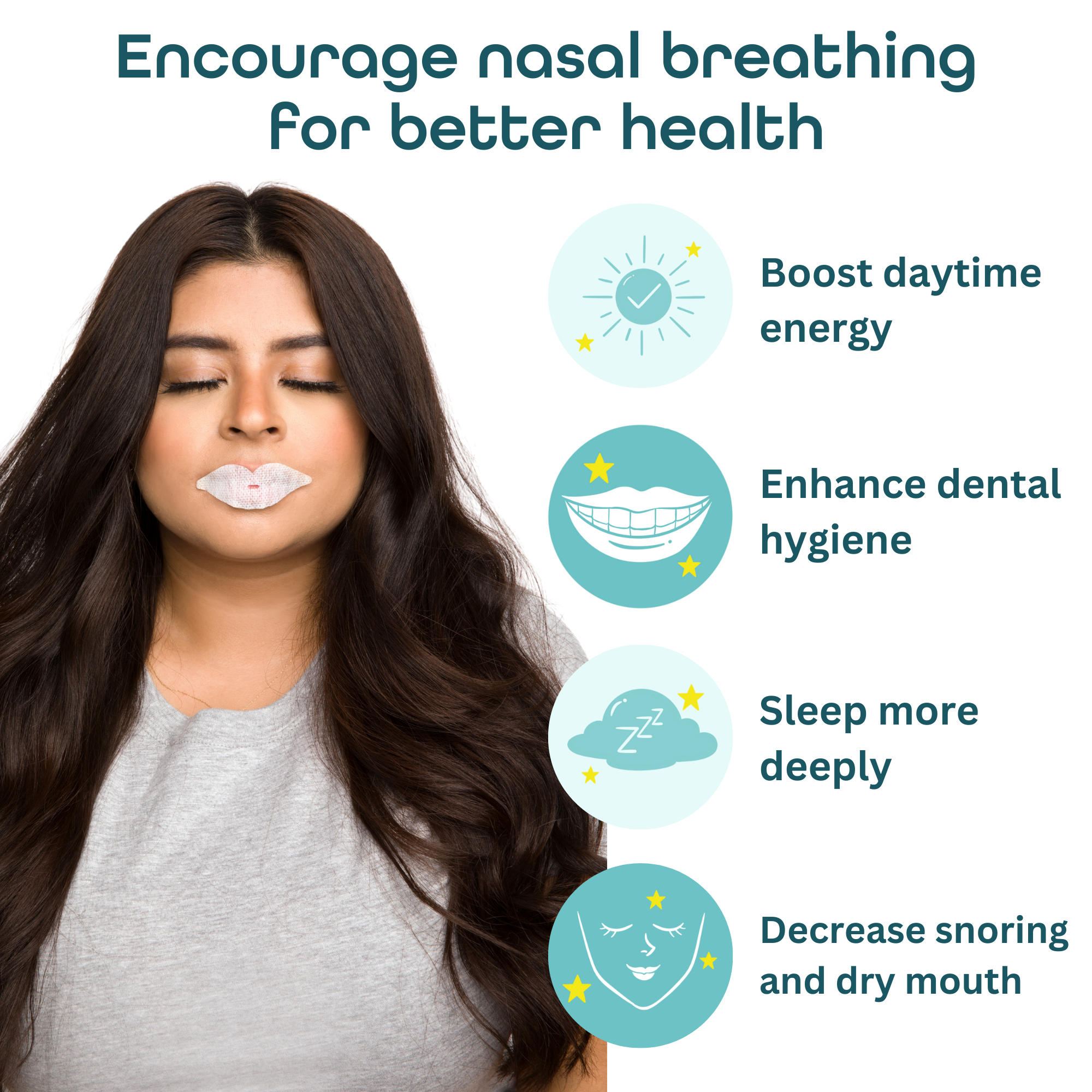 Dryft Sleep Mouth Tape - Benefits of Nasal Breathing