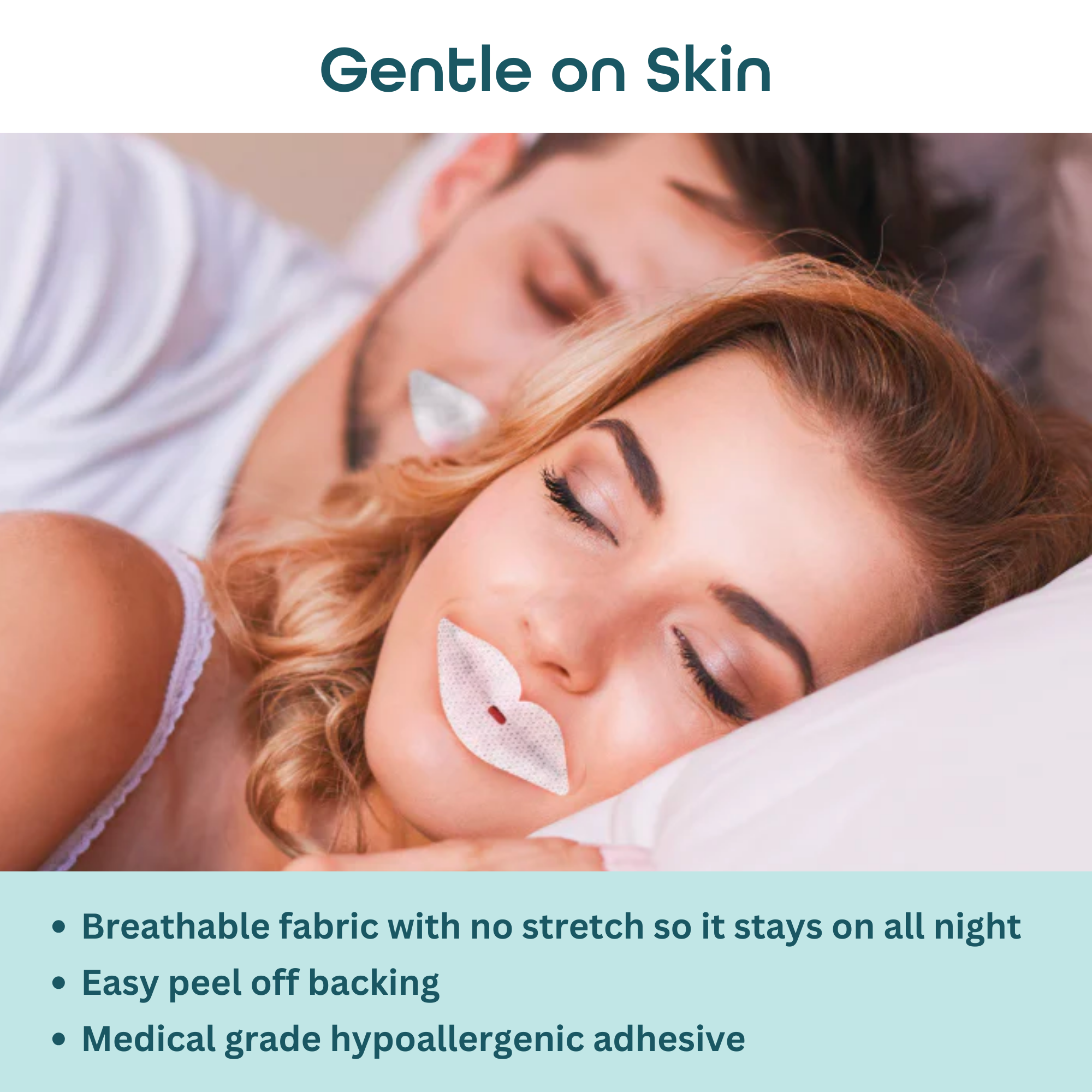 Dryft Sleep Mouth Tape - Gentle on Skin