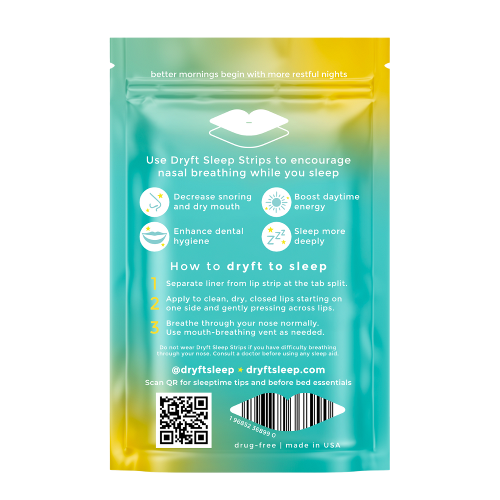 Dryft Sleep Mouth Tape - How to Use