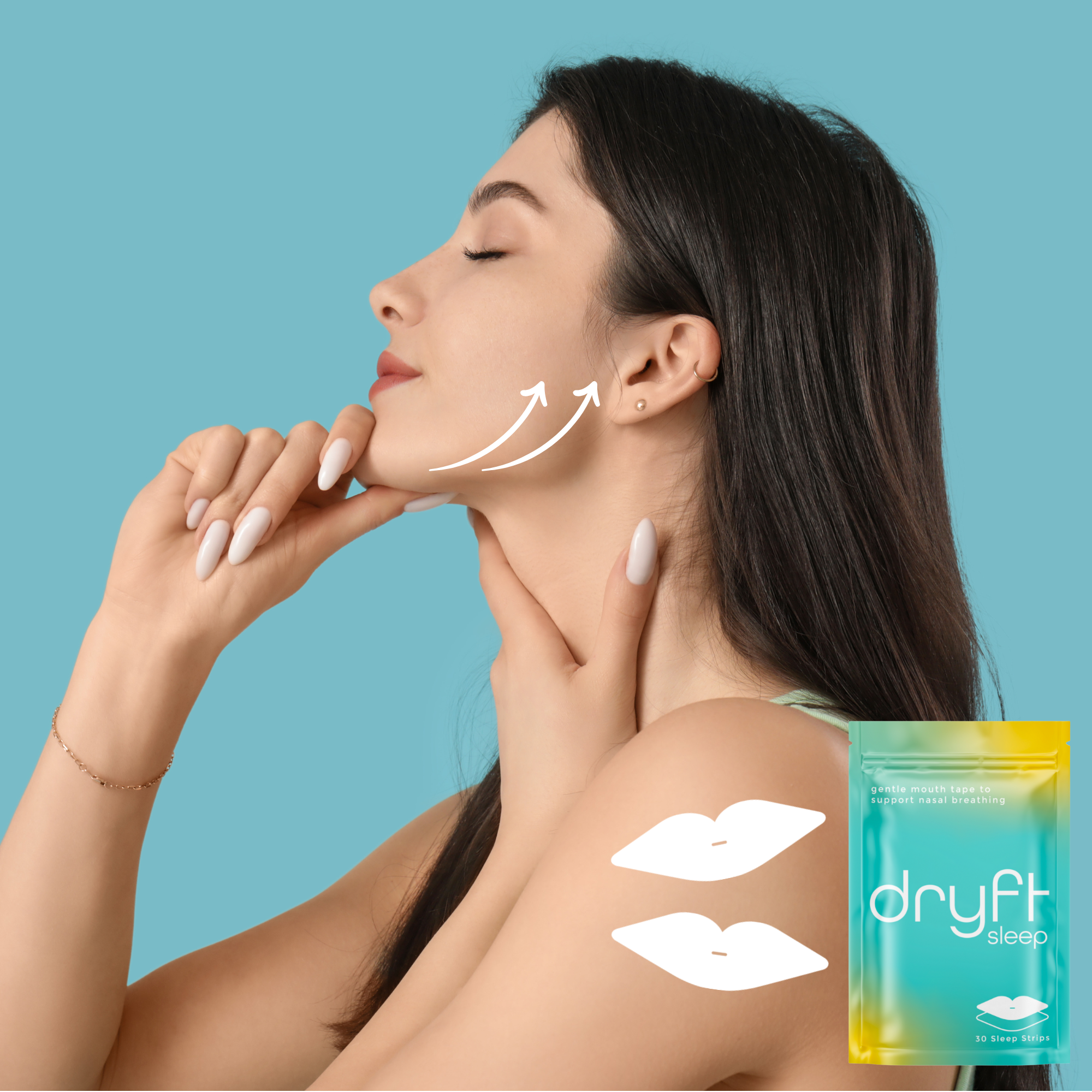 Dryft Sleep Mouth Tape - Opens Airway