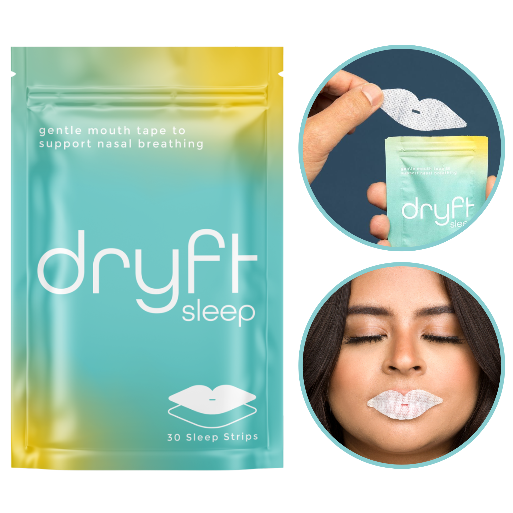 Dryft Sleep Mouth Tape - Support Nasal Breathing