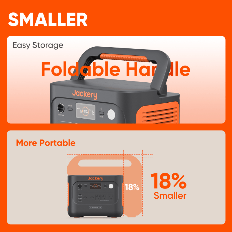 Jackery Explore 1000 V2 Portable Power Station - Heartstrong Sleep