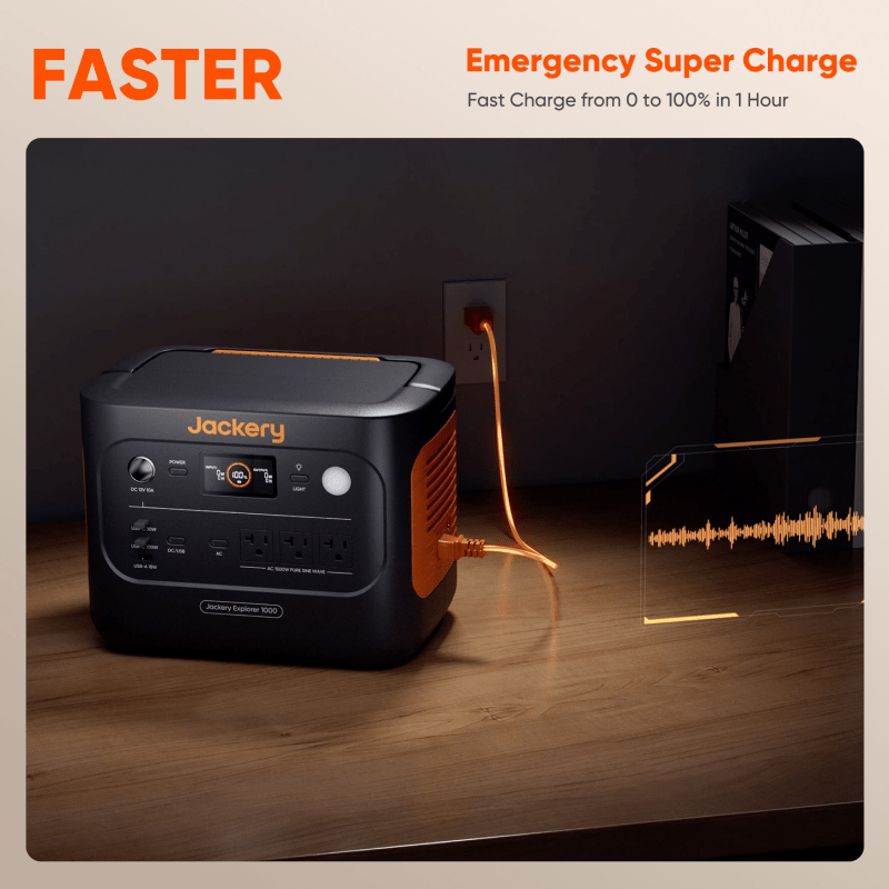 Jackery Explore 1000 V2 Portable Power Station - Heartstrong Sleep