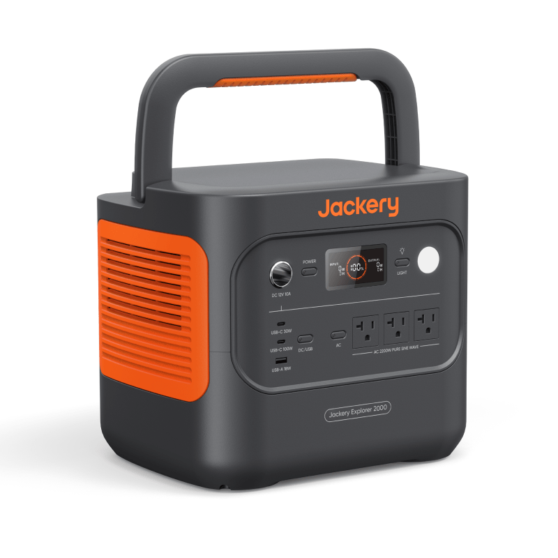 Jackery Explorer  2000 v2 Portable Power Station - Side View