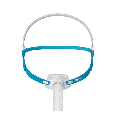 Fisher & Paykel Nova Micro nasal pillow CPAP mask complete system with headgear, front view