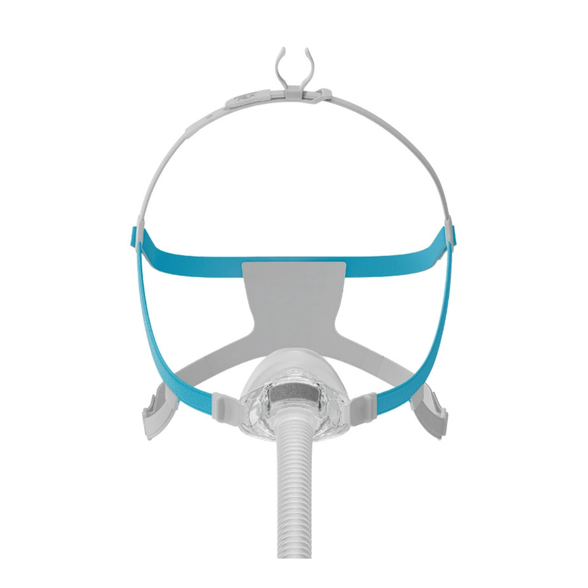 Fisher & Paykel Nova Nasal CPAP Mask - Full Front View with Tube Clip