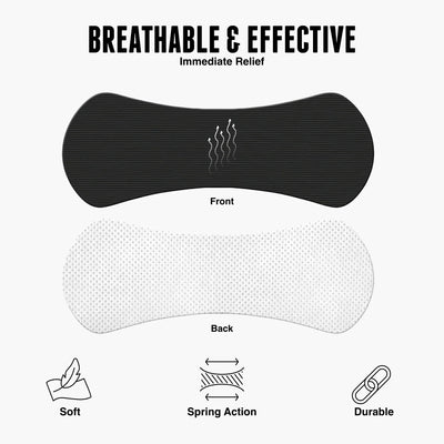 Hostage Nose Strips front and back view, breathable, soft and durable