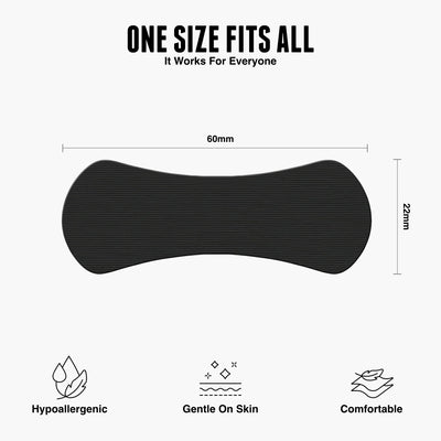 Hostage Nose Strips graphic: hypoallergenic, one size fits all
